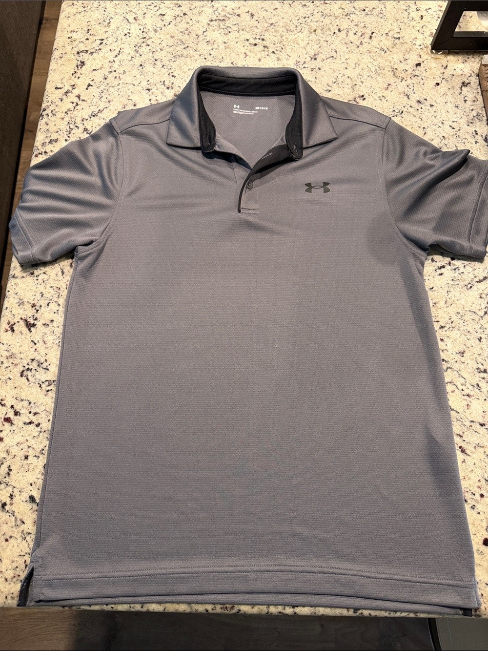 Under Armour Men's Charcoal Gray Performance Polo